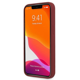 Mercedes Silicone Line dėklas iPhone 13 Pro / iPhone 13 - raudonas