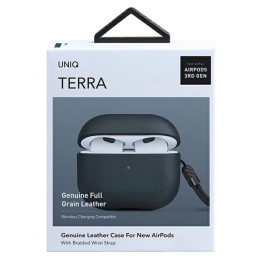 UNIQ Terra tikros odos dėklas, skirtas AirPods 3 – mėlynas