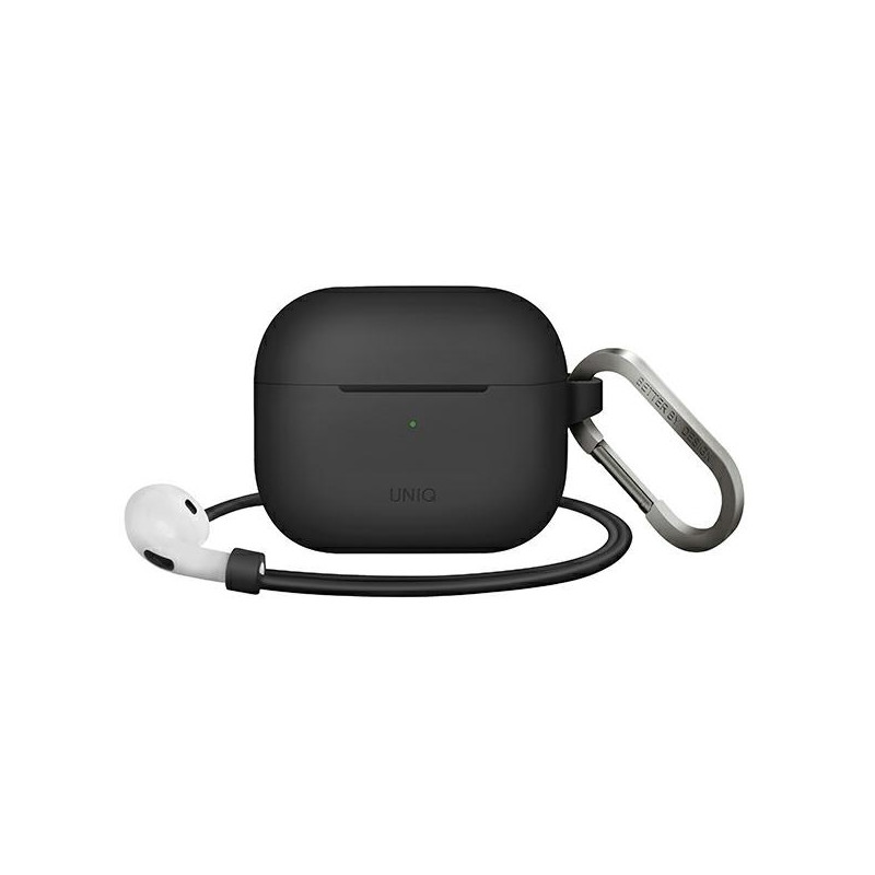 UNIQ Vencer silikoninis dėklas, skirtas AirPods 3 - pilkas