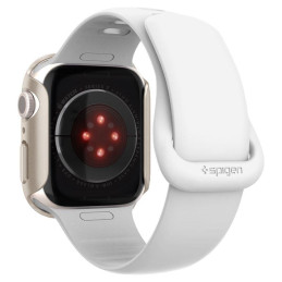 Spigen Thin Fit dėklas Apple Watch 7/ 8 (41 mm) - smėlio spalvos