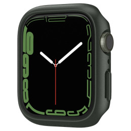 Spigen Thin Fit dėklas Apple Watch 7/ 8 (45 mm) - tamsiai žalias