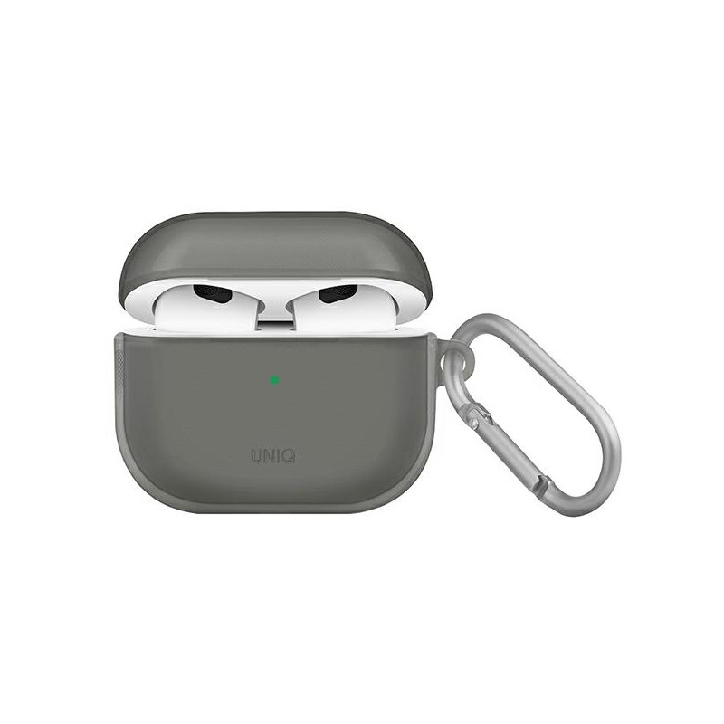 Uniq Glase dėklas, skirtas AirPods 3 – pilkas