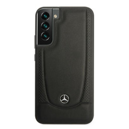 Mercedes Leather Urban Line dėklas Samsung Galaxy S22+ - juodas