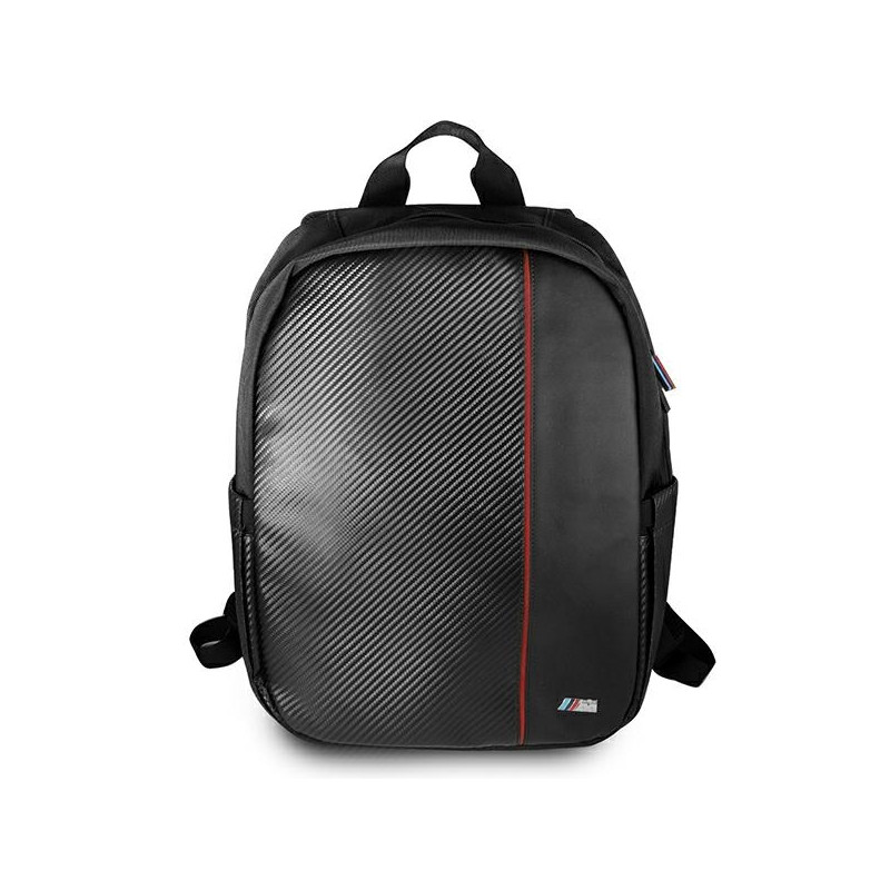 BMW Carbon Red Stripe kuprinė skirta 16" nešiojamam kompiuteriui - juoda