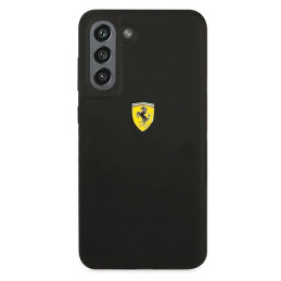 Ferrari silikoninis dėklas Samsung Galaxy S21 FE - juodas