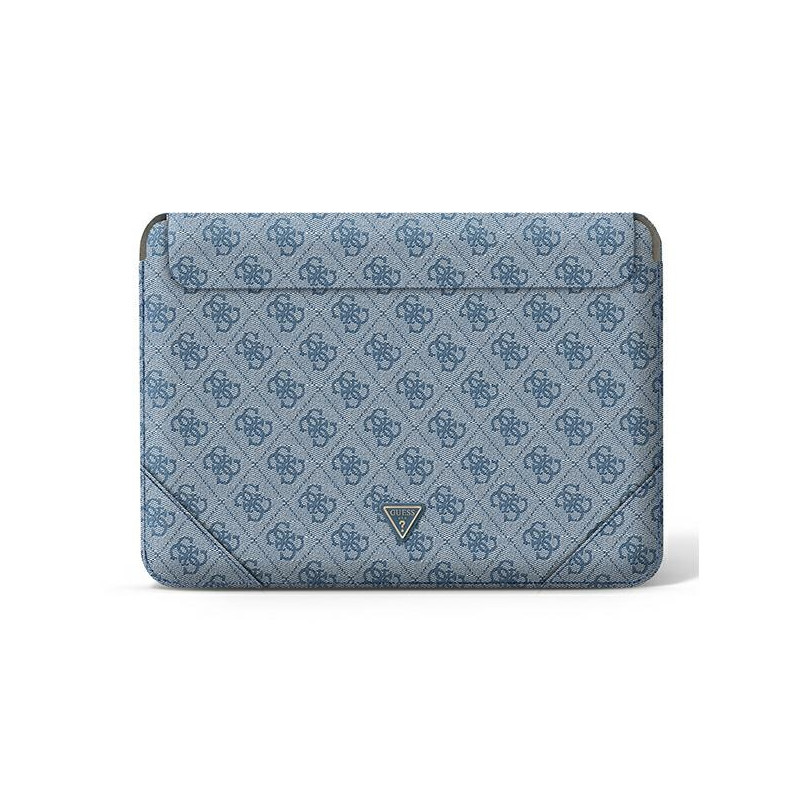 Guess 4G Uptown Triangle Logo dėklas 13-14" nešiojamam kompiuteriui - mėlynas