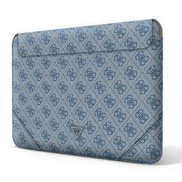 Guess 4G Uptown Triangle Logo dėklas 13-14" nešiojamam kompiuteriui - mėlynas