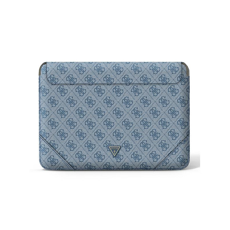 Guess 4G Uptown Triangle Logo dėklas 16" nešiojamam kompiuteriui - mėlynas