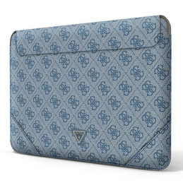 Guess 4G Uptown Triangle Logo dėklas 16" nešiojamam kompiuteriui - mėlynas