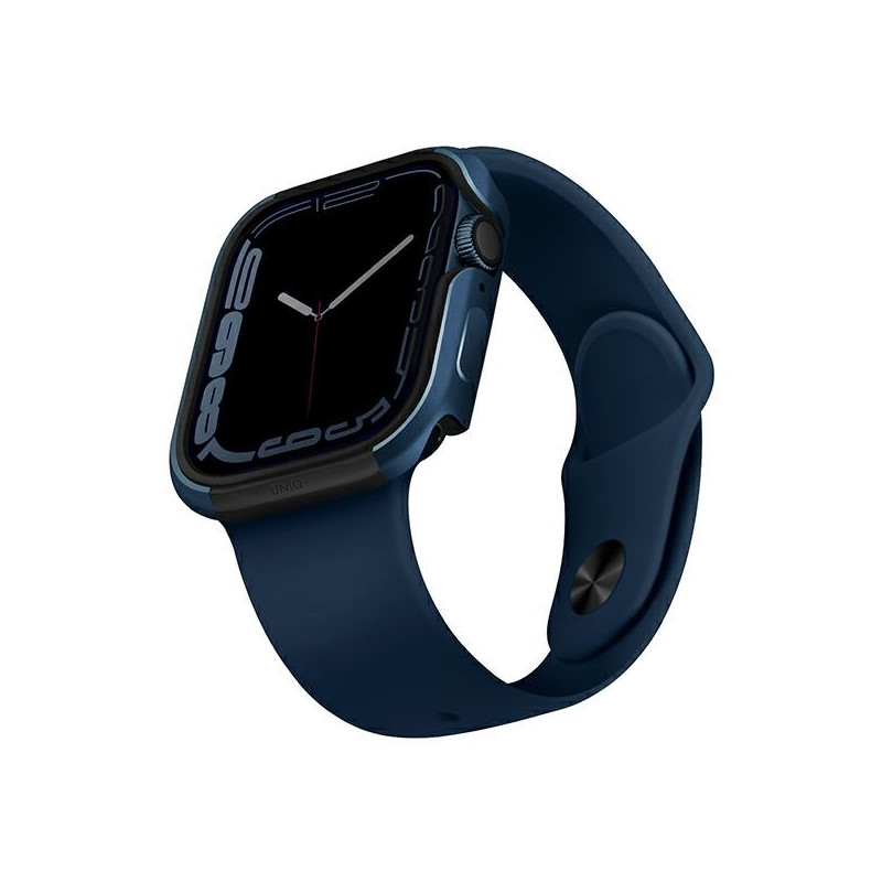UNIQ Valencia dėklas Apple Watch 4/ 5/ 6/ SE 45/ 44mm - mėlynas