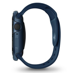 UNIQ Valencia dėklas Apple Watch 4/ 5/ 6/ SE 45/ 44mm - mėlynas