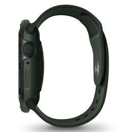 UNIQ Valencia dėklas, skirtas Apple Watch 4/ 5/ 6/ 7/ 8/ SE/ SE2 45/ 44mm – žalias