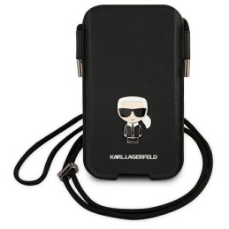 Karl Lagerfeld Saffiano Ikonik Karl 6.1& 39 & 39 rankinė - juoda