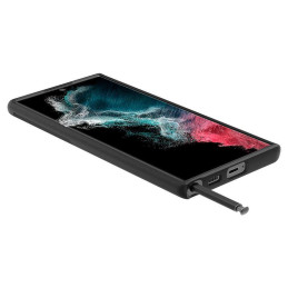 Spigen Optik Armor dėklas Samsung Galaxy S22 Ultra - juodas