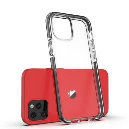 Spring Case, gelinis dėklas su spalvingu rėmeliu, skirtas iPhone 13 Pro Max, šviesiai mėlynas