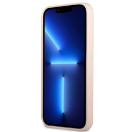 Guess Silicone Triangle dėklas, skirtas iPhone 13 Pro Max - rožinis