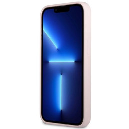 Guess Silicone Triangle dėklas, skirtas iPhone 13 Pro Max - violetinė