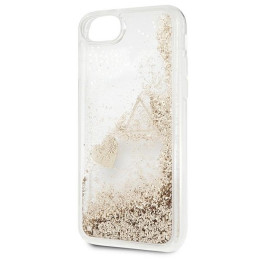 Guess Glitter Charms dėklas, skirtas iPhone SE 2022 / SE 2020 / 7 / 8 - auksinis