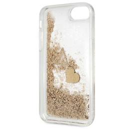 Guess Glitter Charms dėklas, skirtas iPhone SE 2022 / SE 2020 / 7 / 8 - auksinis