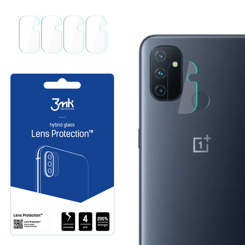 3mk Lens Protection™ hibridinis fotoaparato stiklas, skirtas OnePlus Nord N100
