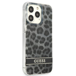 Guess Leopard dėklas, skirtas iPhone 13 Pro / iPhone 13 - pilkas