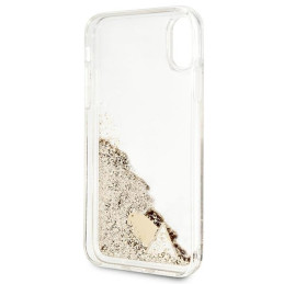 Guess Glitter Charms dėklas, skirtas iPhone X / Xs - auksinis