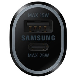 Samsung automobilinis įkroviklis 2 x USB 25W juodas (EP-L4020NBEGEU)
