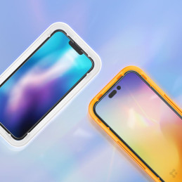 Spigen ALM Glass FC grūdintas stiklas skirtas iPhone 14 Pro Max - juodas 2 vnt.