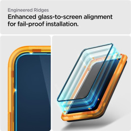 Spigen ALM Glass FC grūdintas stiklas skirtas iPhone 14 Pro Max - juodas 2 vnt.