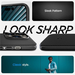 Spigen Mag Armor dėklas su MagSafe iPhone 14 Pro - matinė juoda
