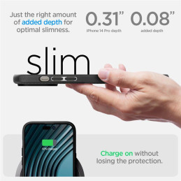 Spigen Mag Armor dėklas su MagSafe iPhone 14 Pro - matinė juoda