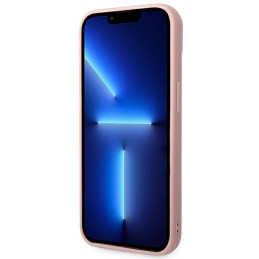 Karl Lagerfeld 3D Monogram dėklas iPhone 14 Plus - rožinis