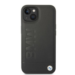 BMW Signature Logo Imprint MagSafe dėklas iPhone 14 Plus - juodas