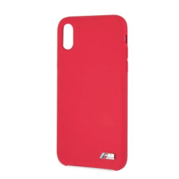 BMW Silicone M Collection dėklas iPhone X / Xs - raudonas