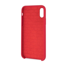 BMW Silicone M Collection dėklas iPhone X / Xs - raudonas