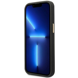 Guess Croco Collection dėklas iPhone 14 Plus - juodas