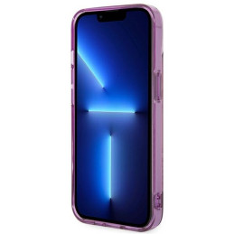 Guess Jungle Collection dėklas iPhone 14 Plus - rožinis