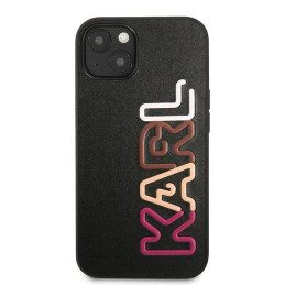 Karl Lagerfeld Multipink Brand dėklas iPhone 13 - juodas