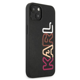 Karl Lagerfeld Multipink Brand dėklas iPhone 13 - juodas