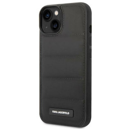 Karl Lagerfeld Puffy Elongated Logo dėklas iPhone 14 - juodas
