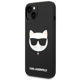 Karl Lagerfeld Silicone Choupette Head MagSafe dėklas iPhone 14 Plus - juodas