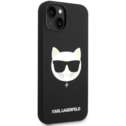 Karl Lagerfeld Silicone Choupette Head MagSafe dėklas iPhone 14 Plus - juodas