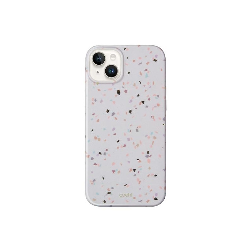 Uniq Coehl Terrazzo dėklas iPhone 14 Plus - smėlio