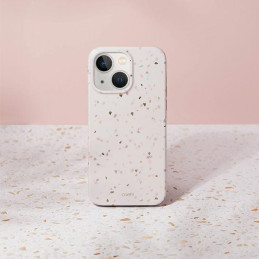 Uniq Coehl Terrazzo dėklas iPhone 14 Plus - smėlio