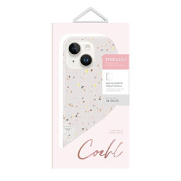 Uniq Coehl Terrazzo dėklas iPhone 14 Plus - smėlio