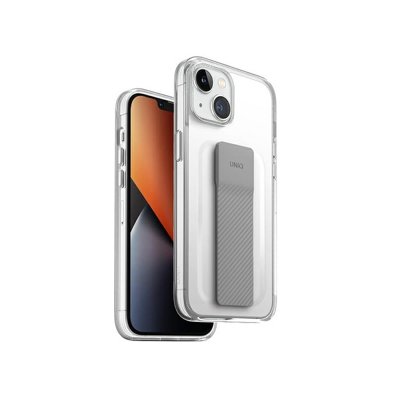 Uniq Heldro Mount dėklas iPhone 14 Plus - skaidrus