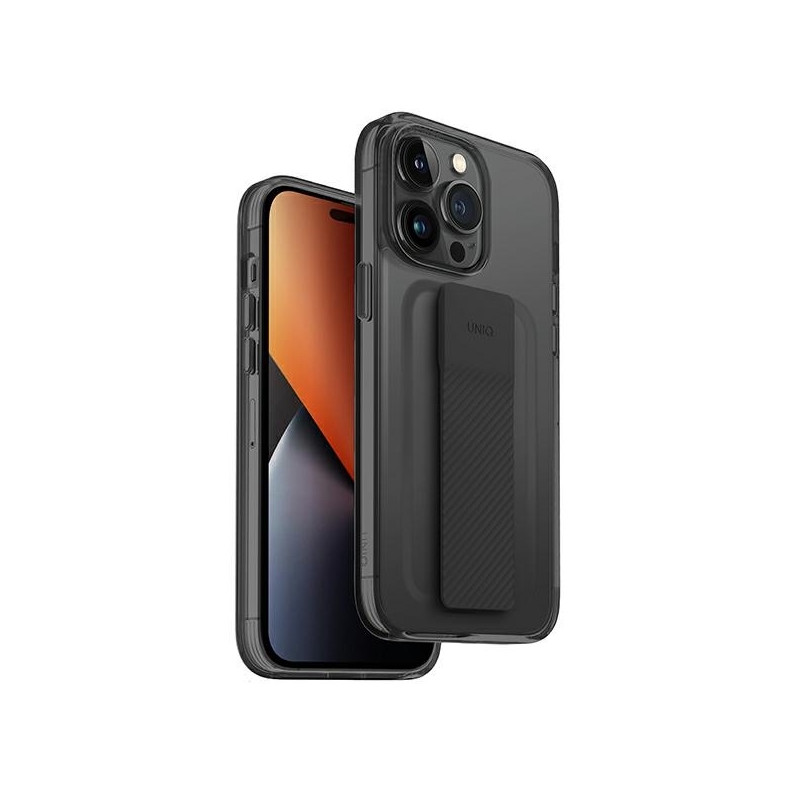 Uniq Heldro Mount dėklas, skirtas iPhone 14 Pro Max - pilkas