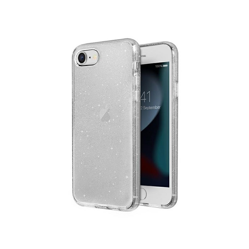 Uniq LifePro Xtreme dėklas, skirtas iPhone 7 / 8 / SE 2020 / SE 2022 - skaidrus sidabras