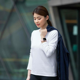 Uniq Moduo dėklas, skirtas Apple Watch 4/ 5/ 6/ 7/ 8/ SE/ SE2 40/ 41mm – rožinė ir balta