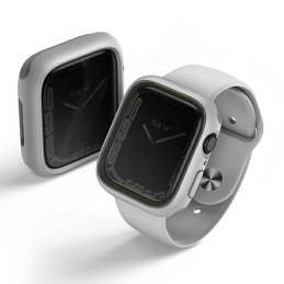Uniq Moduo dėklas Apple Watch 4/ 5/ 6/ 7/ 8/ SE/ SE2 44/ 45mm – kreidos pilkas